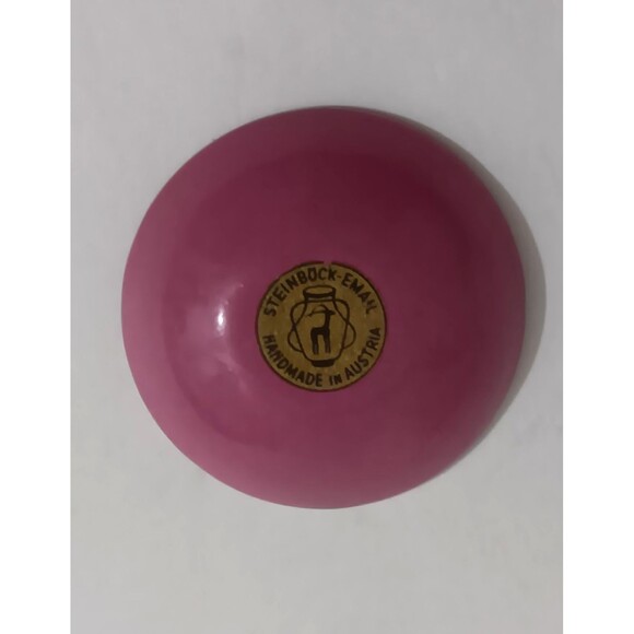 Steinbock Austria Hand Made Enameled Trinket or Spice Bowl's Set of 3 - Picture 3 of 8